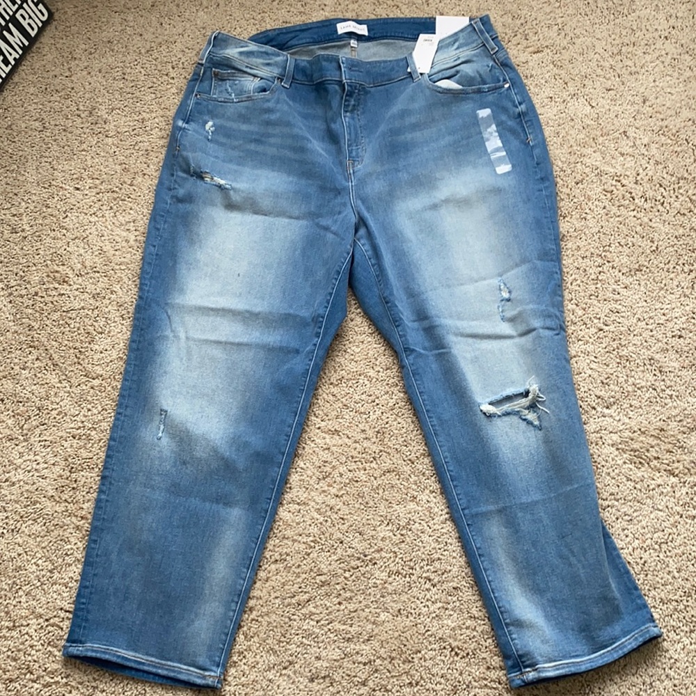 Lane Bryant curvy fit girlfriend straight size 24